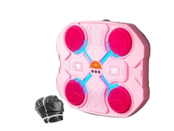 Máquina de boxeo inteligente, conectividad Bluetooth, accesorios de alta calidad, 8818 Bluetooth rosa