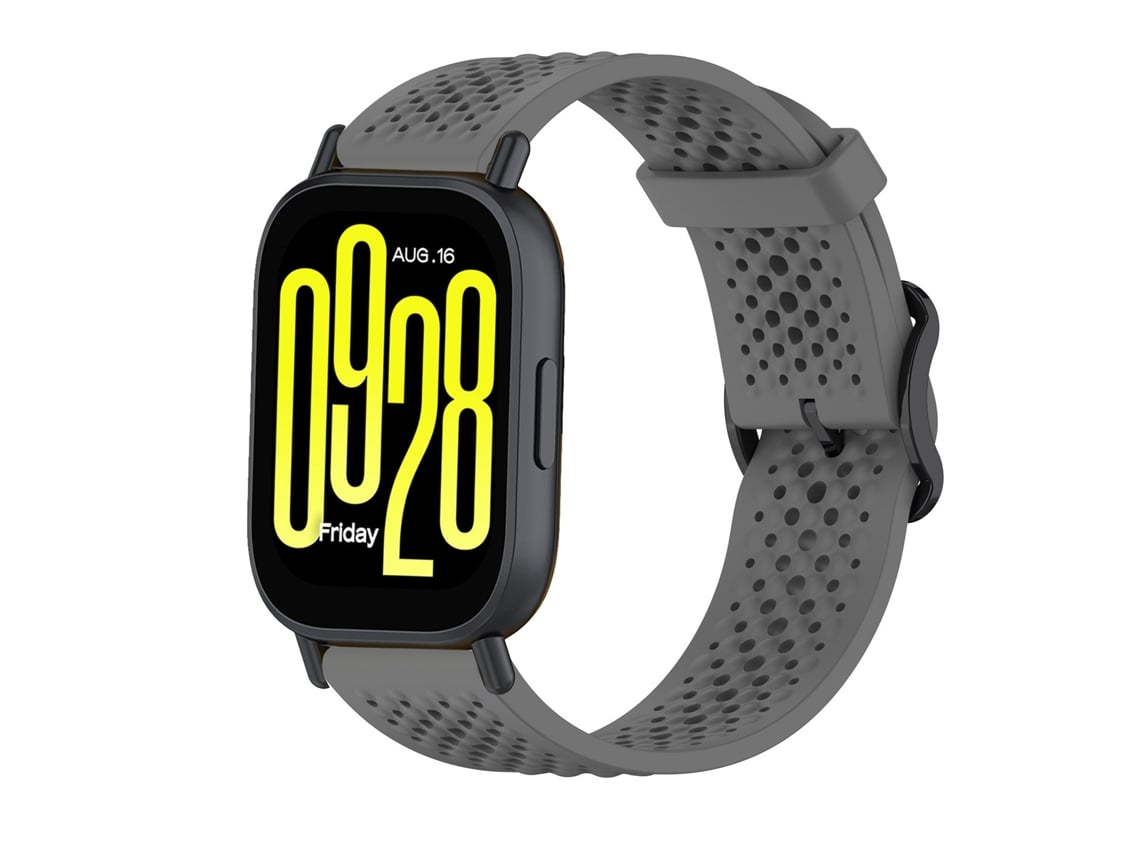 Correa De Silicona Transpirable De 22 Mm (gris Oscuro) Para Xiaomi Redmi Watch 5 Active / Watch 5 Lili