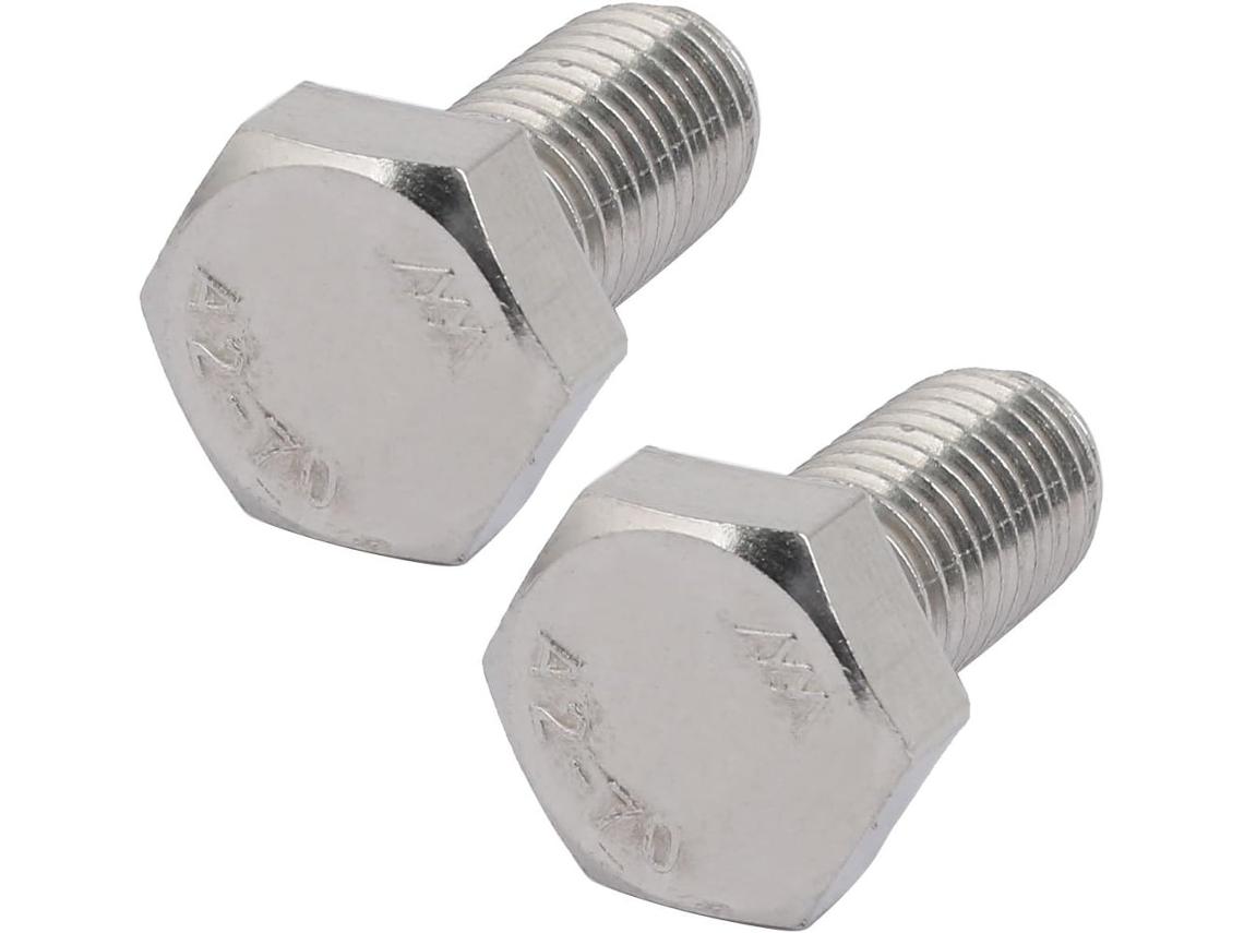 Unidades Tornillos Cabeza Hexagonal Rosca Izquierda 304 M12x25mm, 2