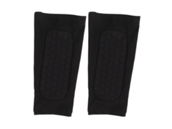 Vlrla-20262pcs Manguitos De Pierna Para Fútbol Adultos Antideslizantes Respirantes Con Compresión Y Protector De Tibia Talle Xl Negro