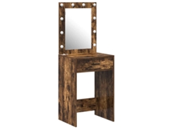 Maison Exclusive - Mesa De Tocador Con Cajón Roble Ahumado 50 X 41 X 135 Cm