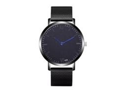 Reloj De Pulsera Zhoulianfa Para Hombre Con Correa De Malla De Acero Y Movimiento De Cuarzo.