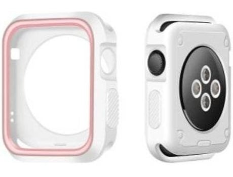 Carcasa Apple Watch Series 3 G4M 42mm Blanco, Rosa