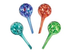 Bola de riego automática de cristal para plantas en maceta (4 unidades)