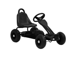 Kart VIDAXL Negro Hierro