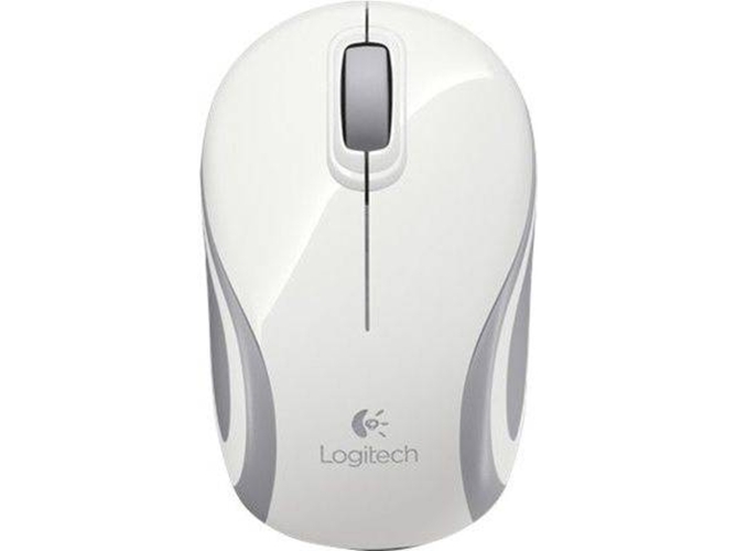 Ratón LOGITECH M187 (Inalámbrico - Casual - 1000 dpi - Blanco)