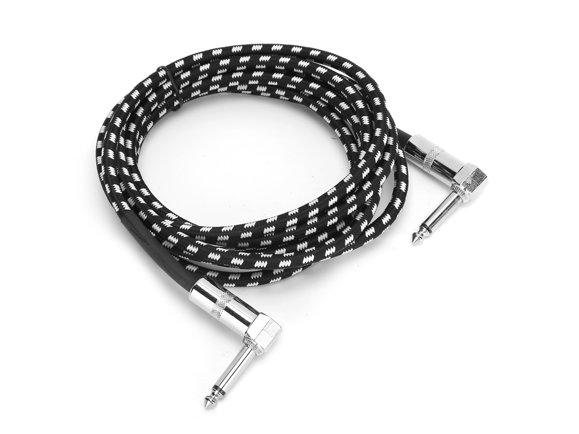 Cable De Guitarra Jorindo De 6,35 Mm Y 3 M/9,8 Pies Con Cable De Cobre Libre De Oxígeno Para Instrumentos Musicales Eléctricos.