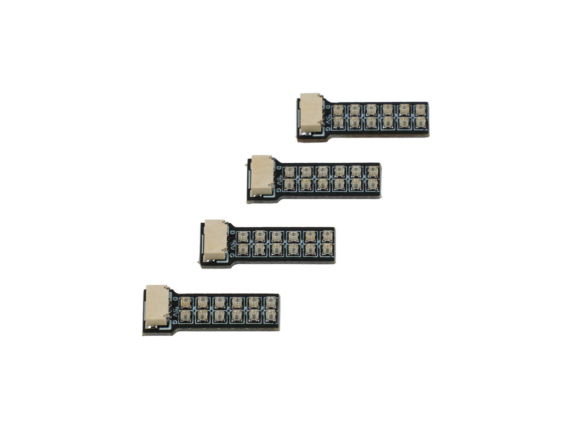 Lite Version4pcs Deepspace Phlux 2-3s Colorful Led Light Strip 3-5v For 5 Inch Rc Fpv Racing Drone