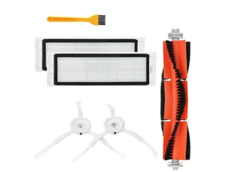 Filtros de cepillo principal de rodillos, cepillos laterales, piezas de repuesto para Robot aspirador Xiaomi Mijia / Roborock Mi Roborock S50 S51