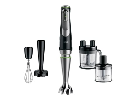 MultiQuick 9 MQ 9195XLI 2 l Varinha mágica 1200 W Preto, Aço inoxidável BRAUN