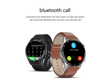 Smartwatch, monitoreo de salud multifuncional, resistente al agua IP68, para iPhone y Android, negro CHRONUS