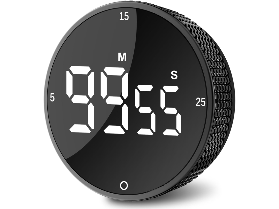 Temporizador De Cocina Digital Magnético Con Pantalla Led.
