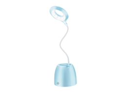 Candeeiro De Mesa Ajustável - Azul - Carregando E Conectando - 4000Mah - Carregando E Conectando JEIIBRZUI
