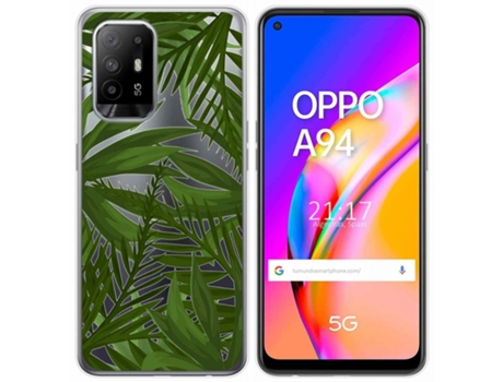 Carcasa Oppo A94 5G TUMUNDOSMARTPHONE Dibujos Transparente Multicolor