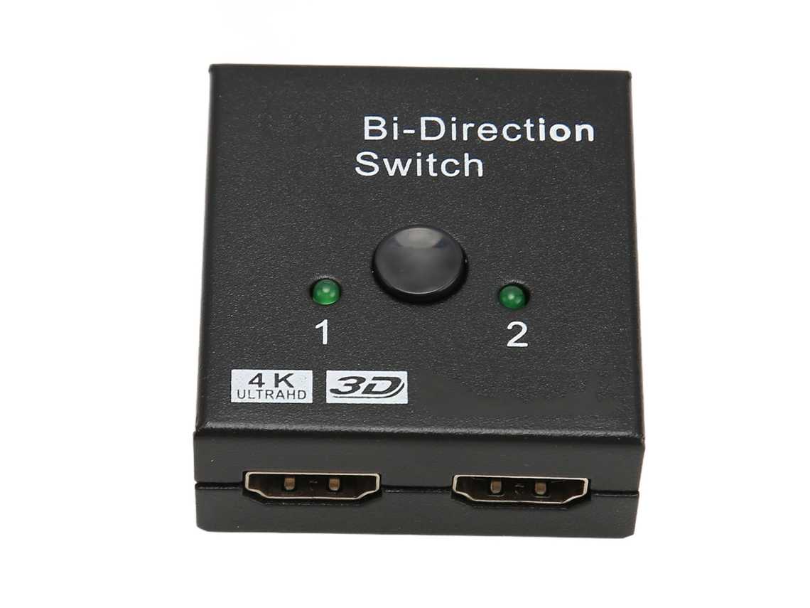 Interfaz Multimedia Hd Bidireccional Con Divisor 1x2/2x1 Compatible Con 4k A 60 Hz Para Xbox, Ps5, Ps4 Y Ps3.