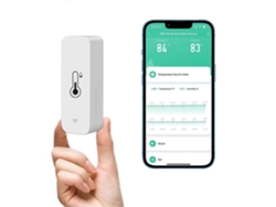 Sensor Wifi De Termómetro Y Higrómetro, Monitor Inalámbrico De Temperatura Y Humedad Con Almacenamiento De Datos Para El Hogar
