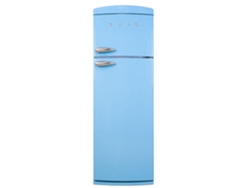 Refrigerador Evvo F50 Retro Blue de 2 puertas, 242 L, 70 L, Azul, Total No Frost