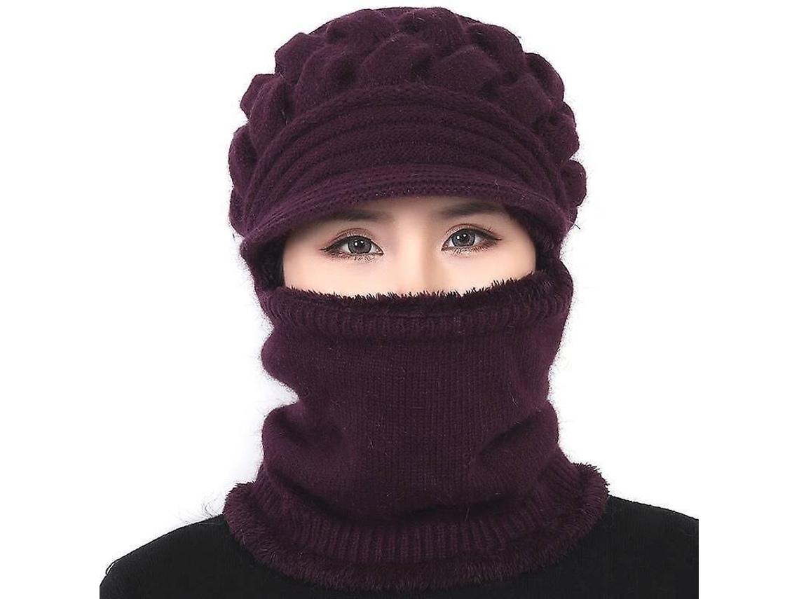 2026-gorro Y Bufanda De Invierno Para Mujer, Gorro Tejido Slouchy Suave Con Forro Polar Para Actividades Al Aire Libre Y Regalo Ideal