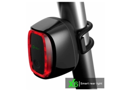 Luz Trasera De Bicicleta Usb Recargable Led Parpadeante Luz Inteligente Para Bicicleta Con Sensor De Movimiento Y Luz Del Día Yizhood (negra)