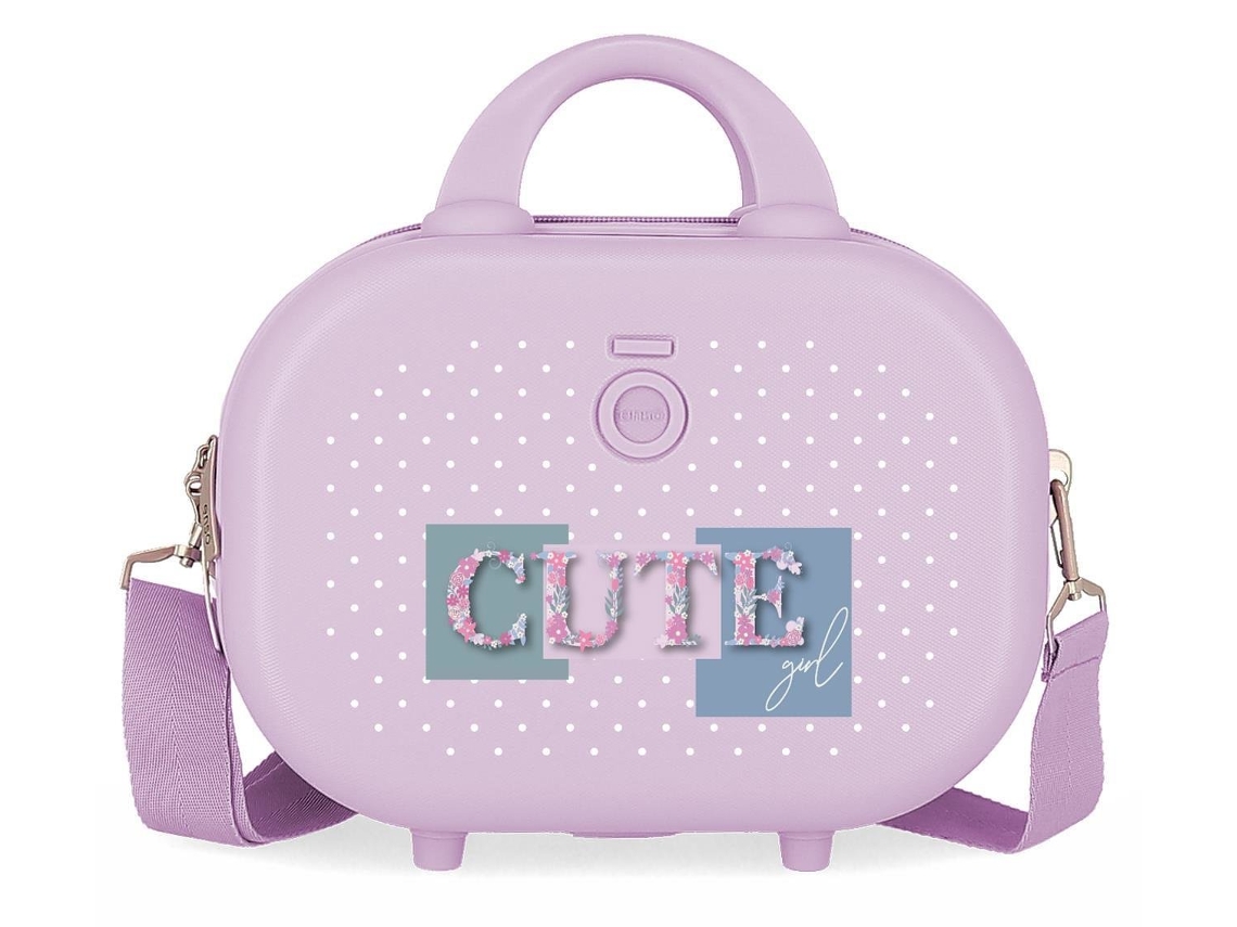 Neceser Abs ENSO Cute Girl Adaptable Lila (29 x 21 x 15 cm)