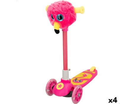 Patinete K3YRIDERS Scooter Flamingo Rosa (Edad Mínima Recomendada: años - 4 unidades)