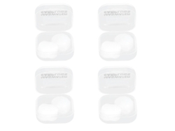 8 Tapones Para Los Oídos Reutilizables Para Nadar, De Silicona Suave, Con Reducción De Ruido Y Transparentes.