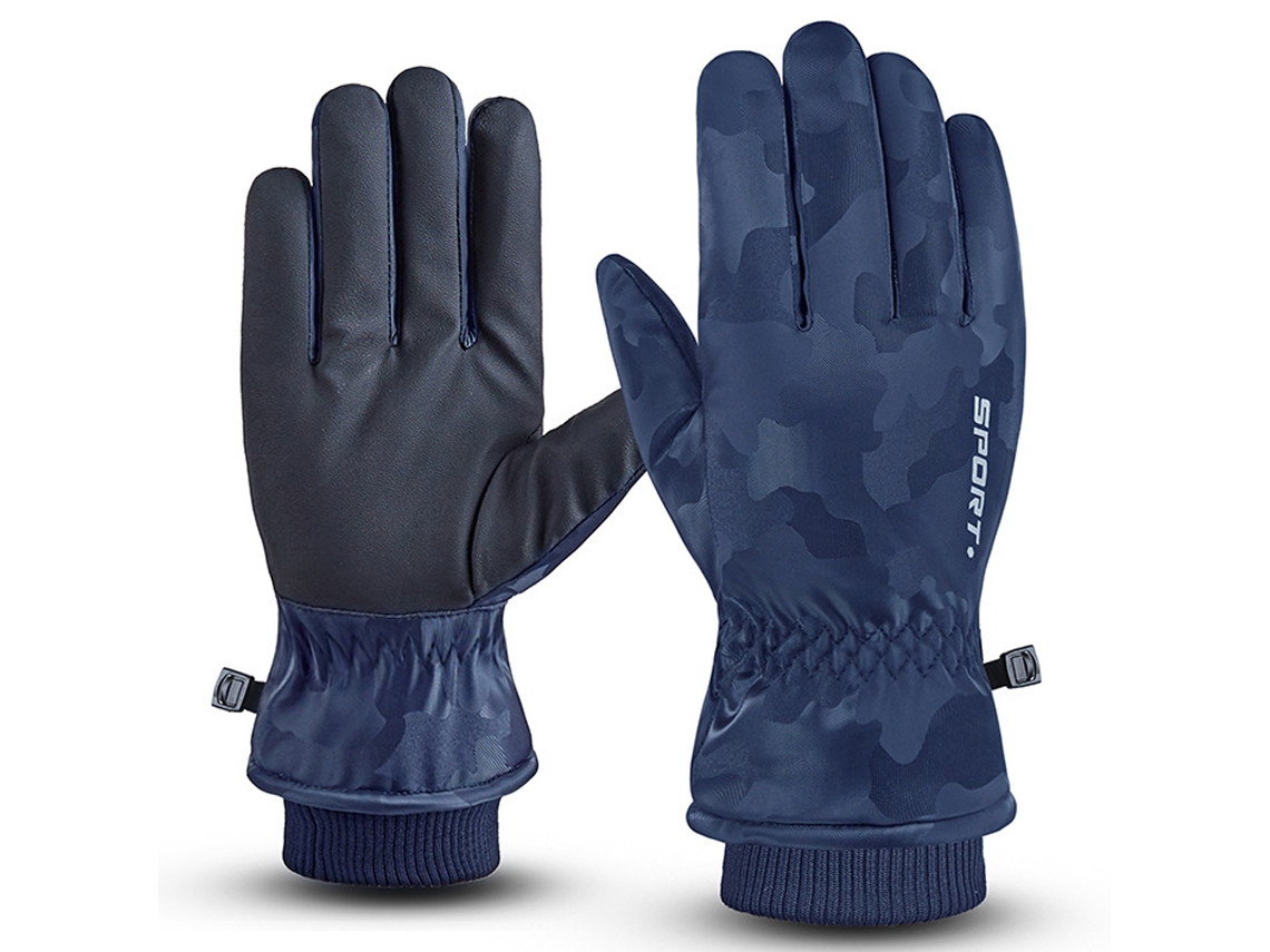 Guantes de invierno para hombre y mujer, cálidos, térmicos y resistentes al viento, para esquiar, conducir y correr en climas fríos.