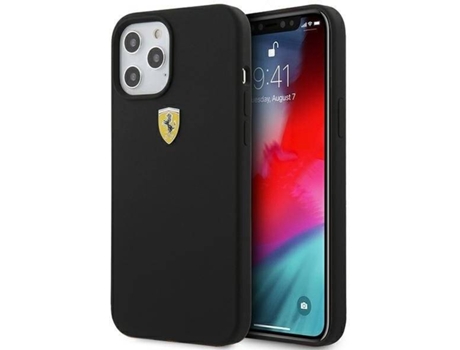 Carcasa iPhone 12 Pro Max FERRARI Transparente