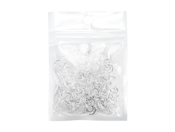 500 Piezas/bolsa Parche Circular De Metal Para Decoración De Uñas Con Orificio Para Manicura (09)