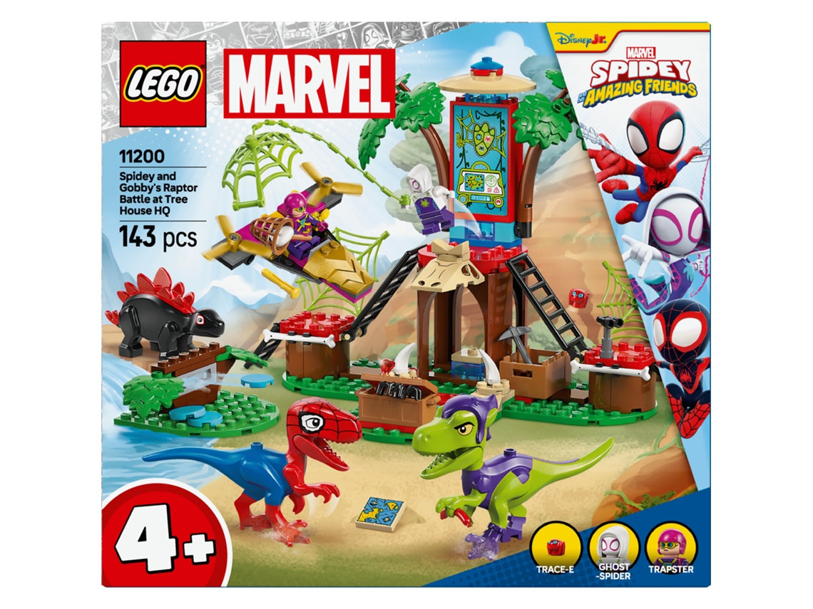 Disney Marvel 11200 Spidey y Gobby – batalla de raptores en el cuartel general de la casa del árbol