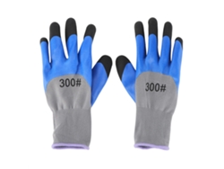 Guantes de trabajo ligeros, portátiles, que absorben la humedad y recubiertos de poliuretano para uso general y jardinería, 5 pares
