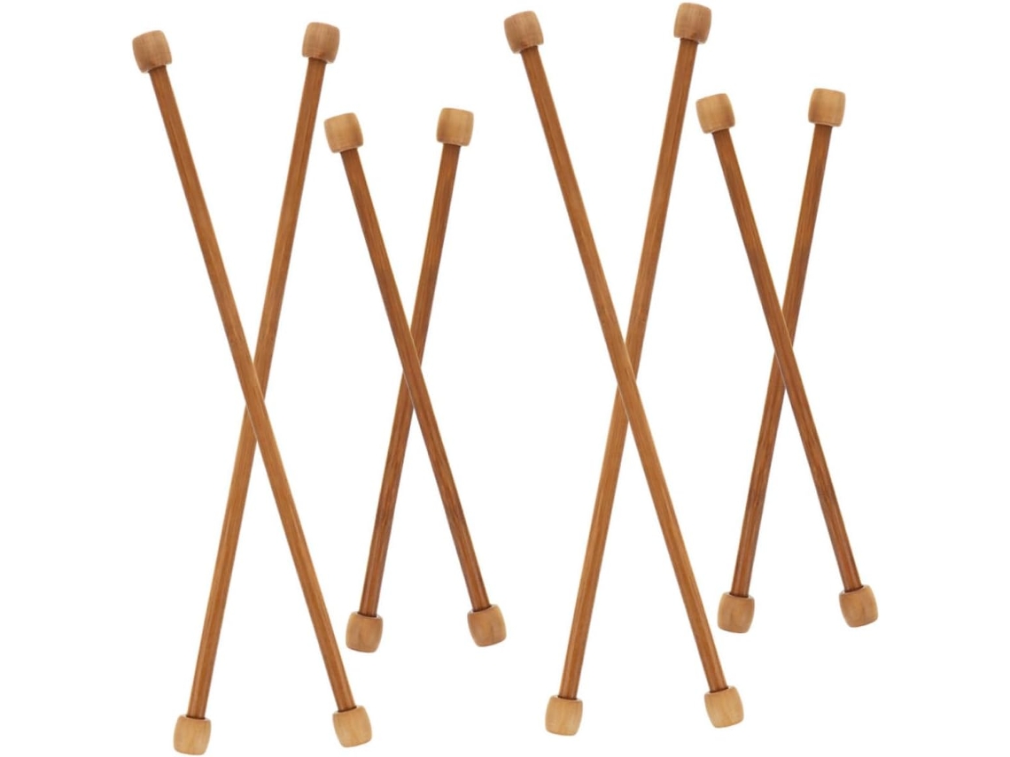 Juego de 8 barras de pared multifuncionales en madera natural, ideales para colgar tapices y Gokoco