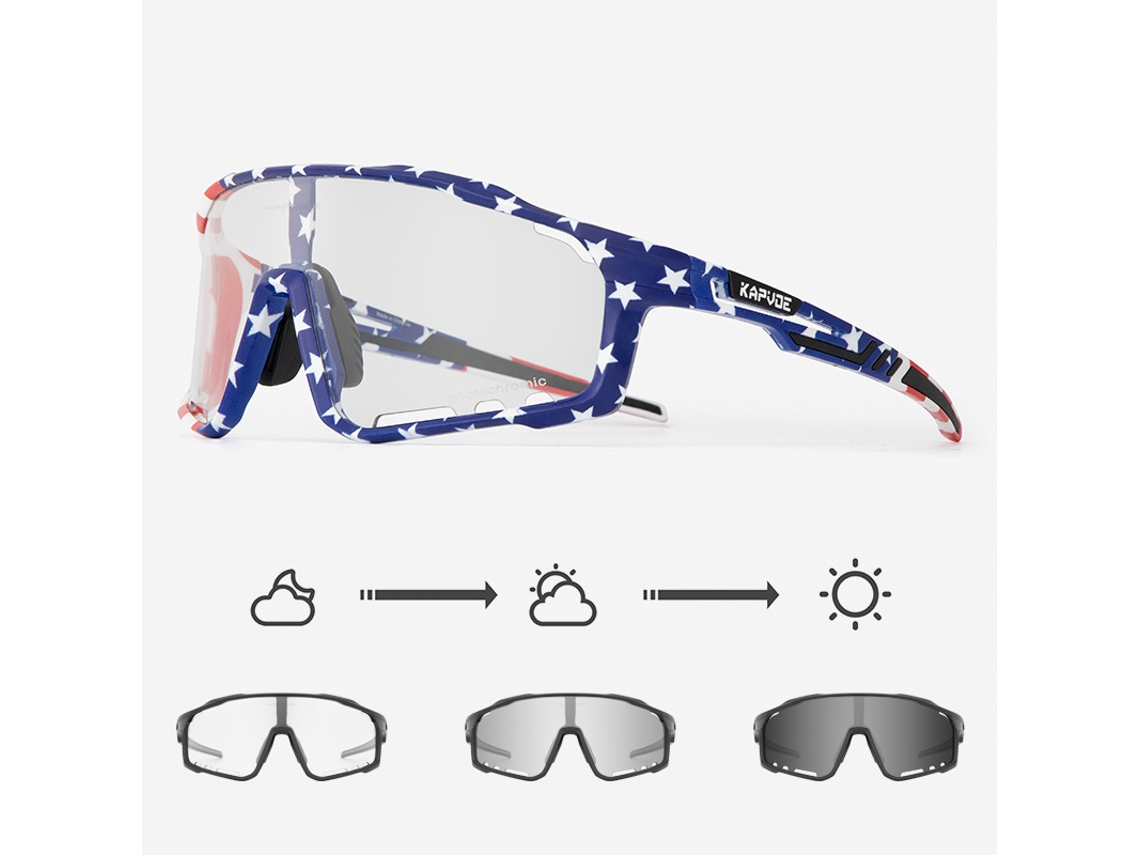 Gafas De Ciclismo Fotocromáticas Para Hombre Y Mujer, Para Deportes Al Aire Libre, Uso Diurno Y Nocturno, Resistentes Al Viento.