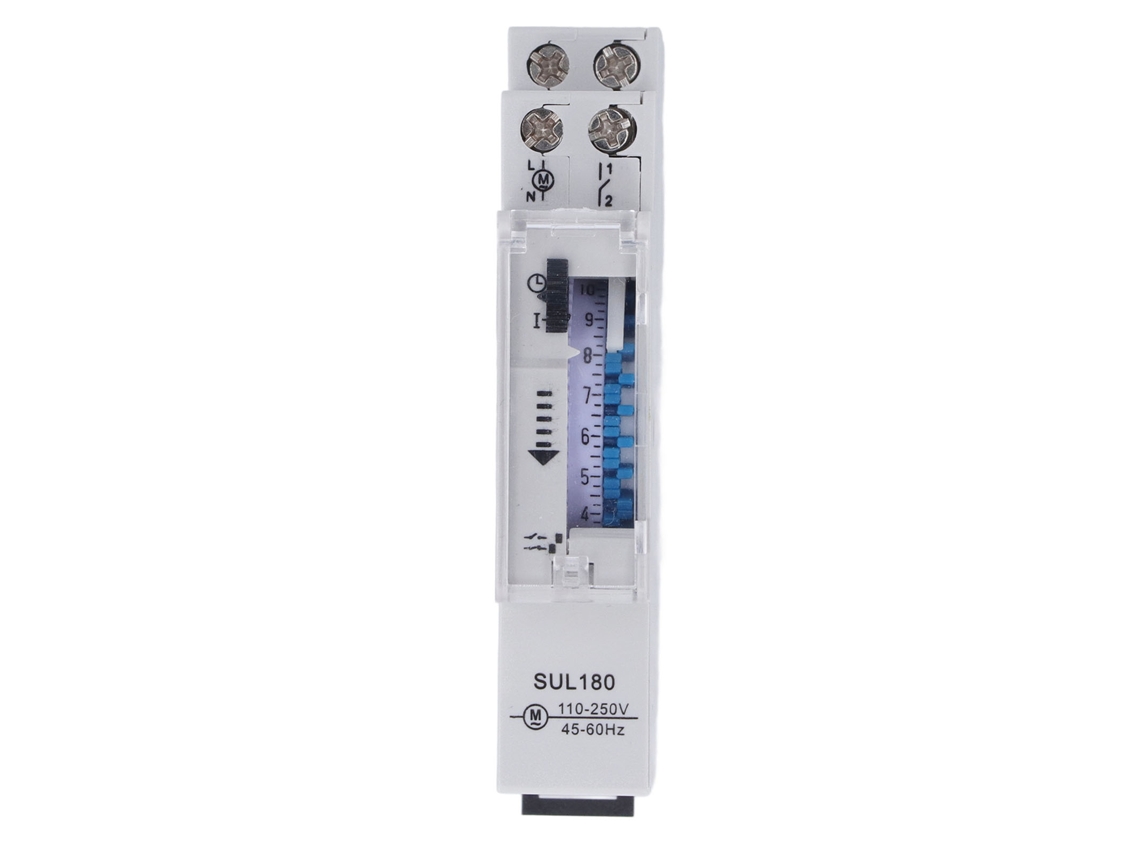 Temporizador Mecánico Con Interruptor, Resistente Al Agua, 24 Horas, 110-250 V Ca, Luz, Motor.