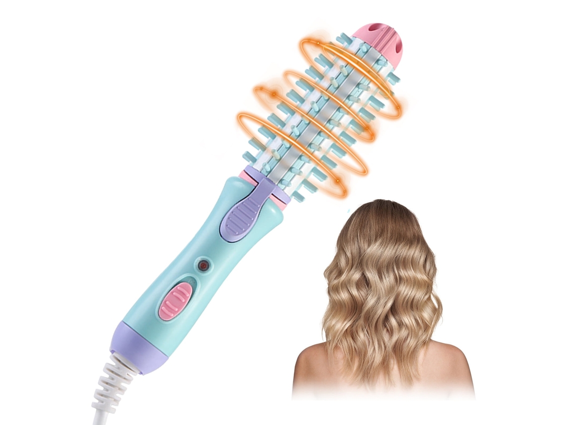 Rizador Mini Cerámica Doble Voltaje Para Viaje Ideal Para Cabello Corto Con Bolsa