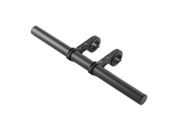 Extensor De Manillar De Bicicleta Con Dos Abrazaderas De Aluminio Ajustables Para Transportar Equipaje.