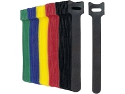 Ataduras De Cable Reutilizables Negras 100 Unidades Ajustables Desmontables Para Gestión De Cables De Oficina Y Hogar 50 Unidades Multicolor