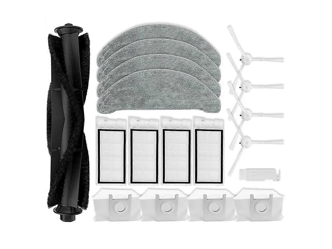 Repuestos para aspiradoras Xclea H30 Plus/H40 Plus: cepillo lateral principal, filtro HEPA, paño de fregado y bolsas para polvo Yunzii.