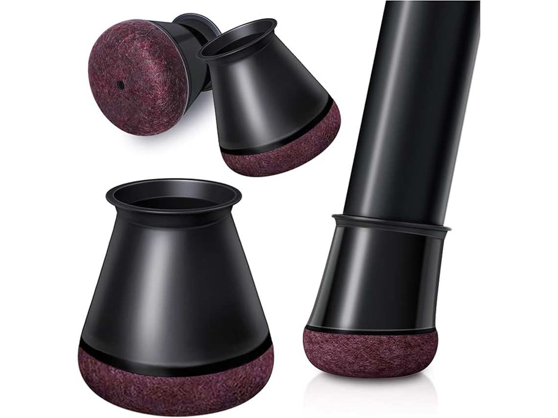 24 protectores de silicona para patas de silla ZYBLSSBB - Reducción de ruido