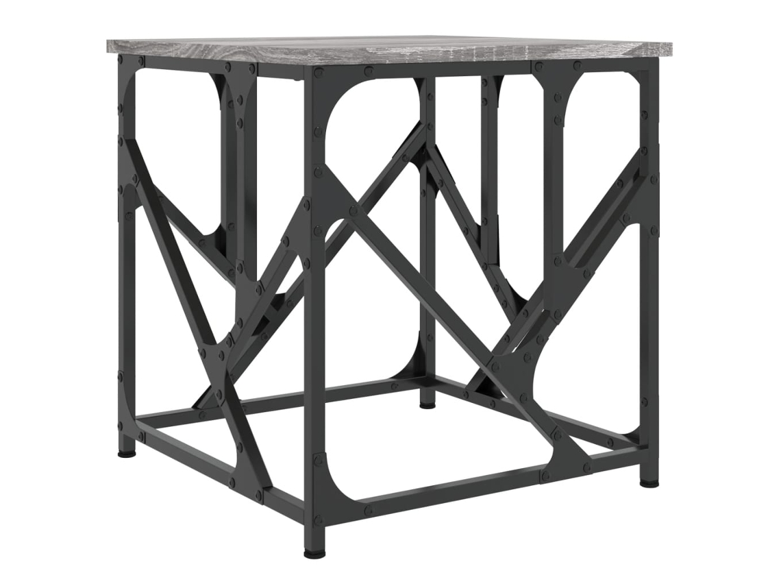 Maison Exclusive - Mesa De Centro Madera De Ingeniería Gris Sonoma 45x45x47,5 Cm