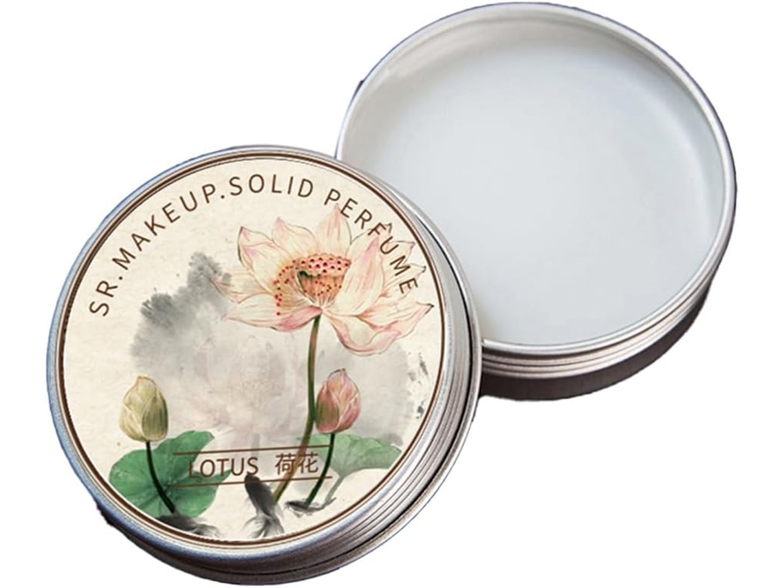 Bálsamos Perfumados Sólidos Para Mujer, Portátiles, De Larga Duración, Elegantes Y Femeninos (lotus)