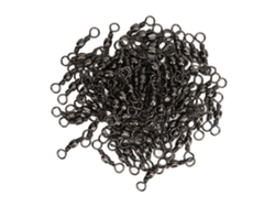 100 Conectores Giratorios Para Línea De Pesca, Rotación Estable, Antioxidantes, 3/0 37 Mm, 55 Kg