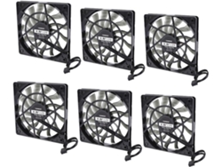 6x Delgado 12 Mm Grosor 120x120x12mm 12v Ordenador De Sobremesa Host