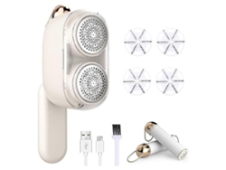 Quitapelusas eléctrico recargable para telas, con doble cabezal para ropa y sudor. Rosewell