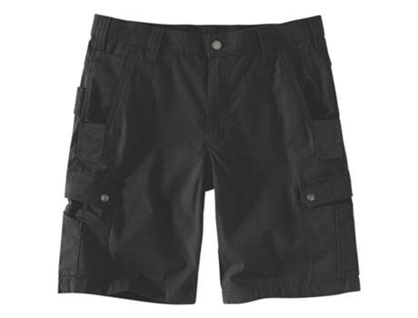 Calção CARHARTT Shorts Cargo Com Ajuste Relaxado Ripstop Preto 31