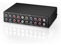 Selector De Salida De Audio Y Video Rgb De 3 Vías Ypbpr Rgb Para Tv Y Dvd De 360°