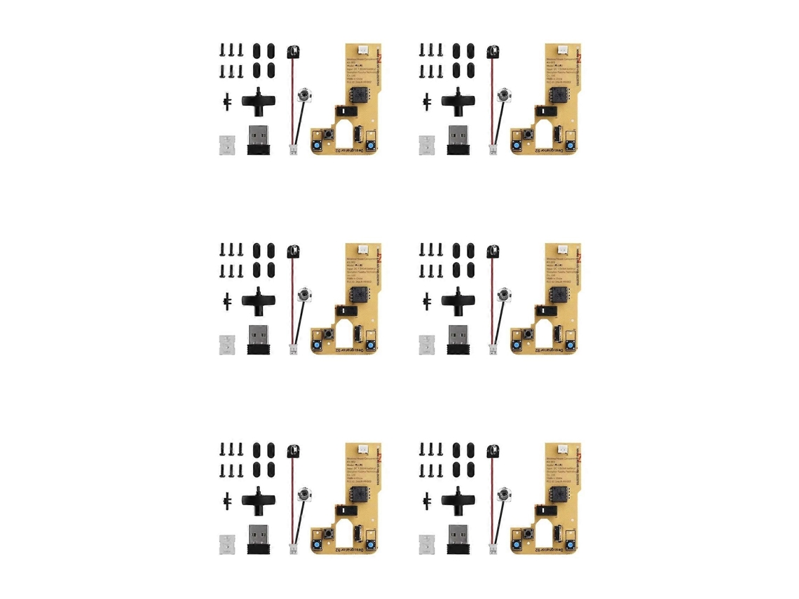 6x For Bamboo Lab Diy 3d Printing Wireless Mouse Kit Model 002 Computer Mouse Components With Printer Parts And Hardware