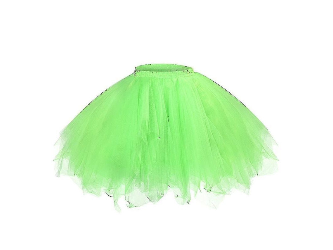2026-falda Princesa De Tule Mesh Mujer Con Cintura Elástica Corta Bailarina Talla M/xl/xxl
