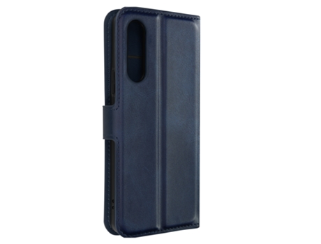 Funda para Sony Xperia 10 V Tarjetero Dibujo Línea Función Soporte Azul oscuro AVIZAR