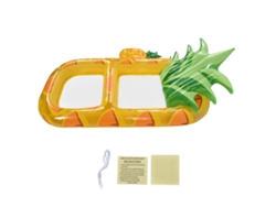Flotador Inflable Para Piscina Con Cabeza En Forma De Piña Y Portavasos Grande.